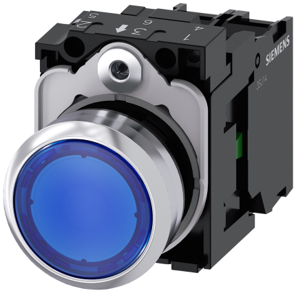 3SU1152-0AB50-1BA0 Illuminated pushbutton, blue