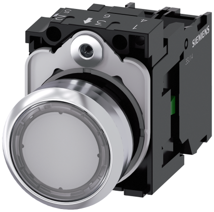 3SU1156-0AB70-1BA0 Illuminated pushbutton, clear