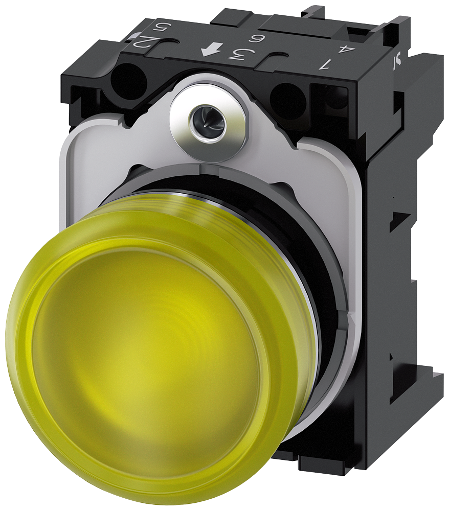 G_IC03_XX_08436P 3SU1152-6AA30-1AA0 Indicator light, yellow - Зображення 1