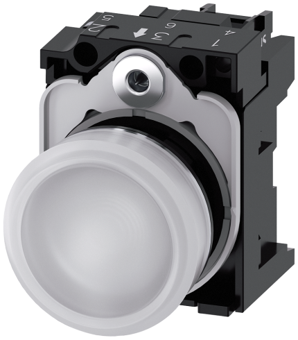 3SU1152-6AA60-1AA0  Indicator light, white