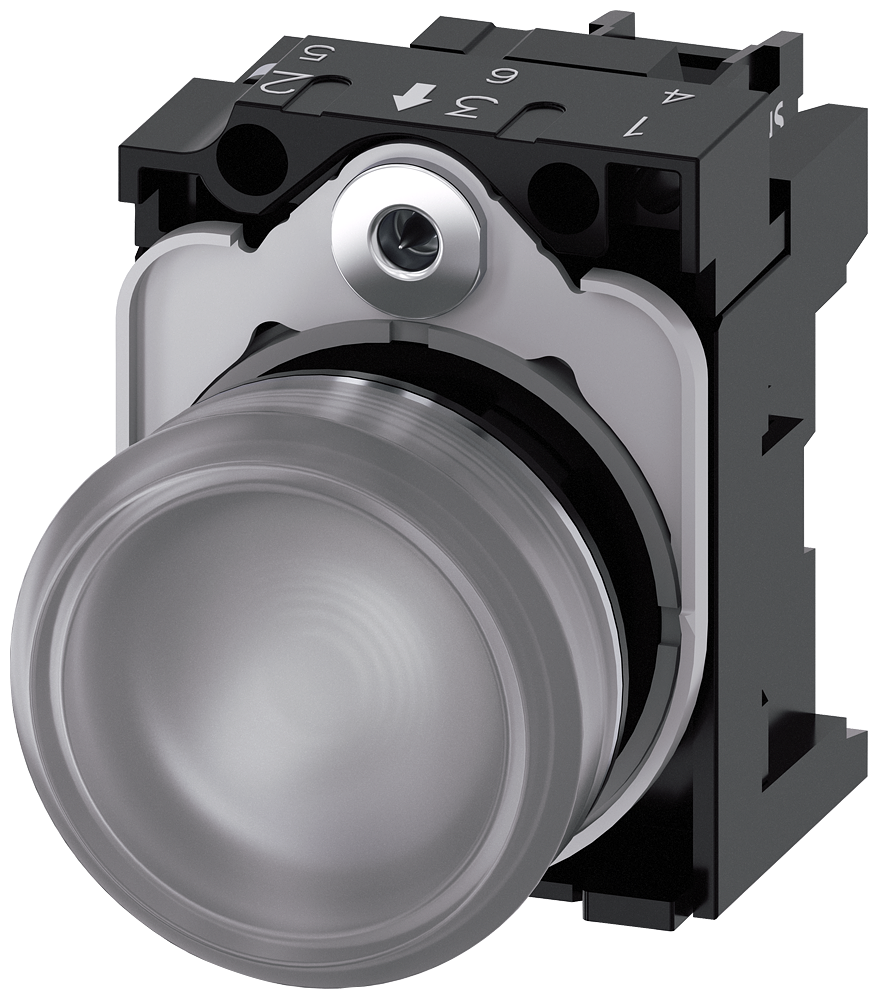 G_IC03_XX_08439P 3SU1152-6AA70-1AA0 Indicator light, clear - Зображення 1