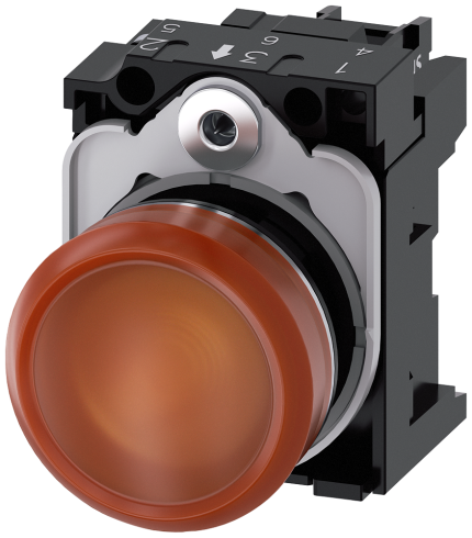 3SU1153-6AA00-1AA0 Indicator light, amber