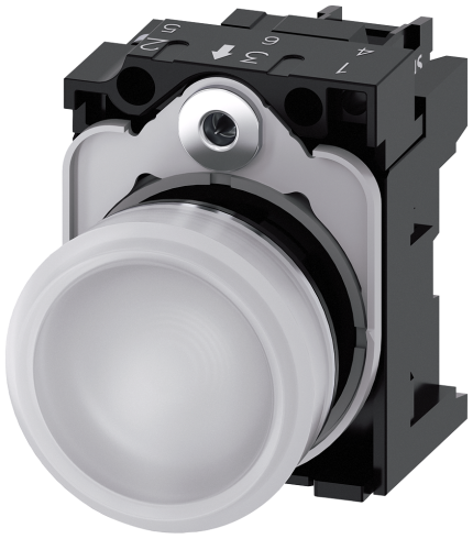 3SU1153-6AA60-1AA0 Indicator light, white