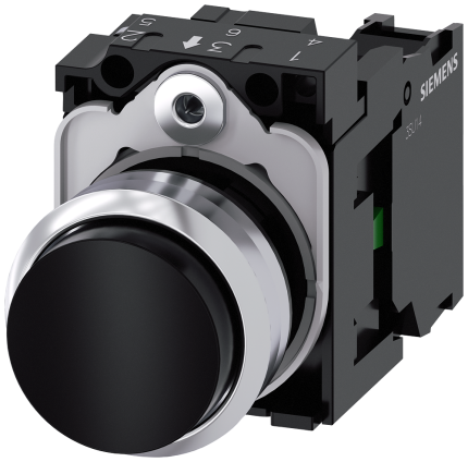 3SU1150-0BB10-1BA0  Pushbutton, black