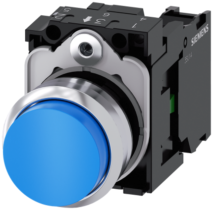 3SU1150-0BB50-1BA0  Pushbutton, blue