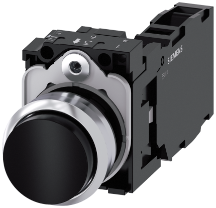 3SU1150-0BB10-1FA0  Pushbutton, black