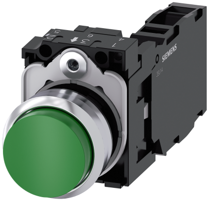 3SU1150-0BB40-1FA0 Pushbutton, green