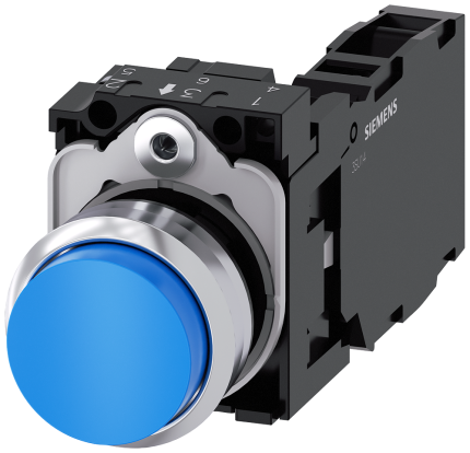 3SU1150-0BB50-1FA0  Pushbutton, blue