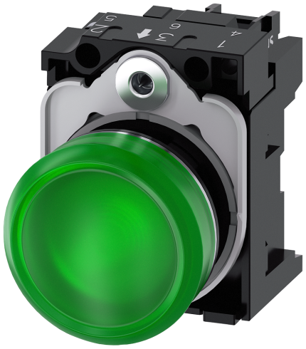 3SU1156-6AA40-1AA0 Indicator light, green