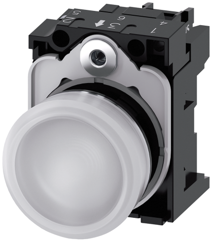 3SU1156-6AA60-1AA0 Indicator light, white