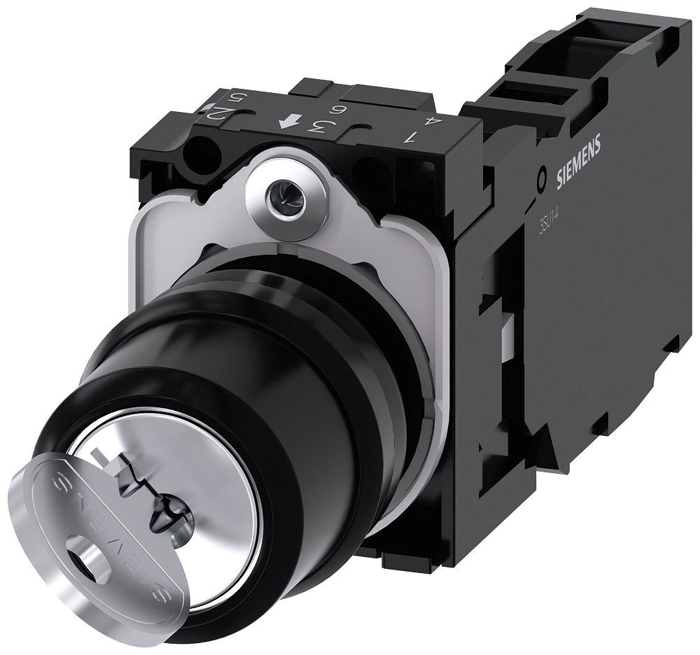G_IC03_XX_08468P 3SU1100-4BF11-1FA0 Key-operated switch RONIS, O-I - Зображення 1