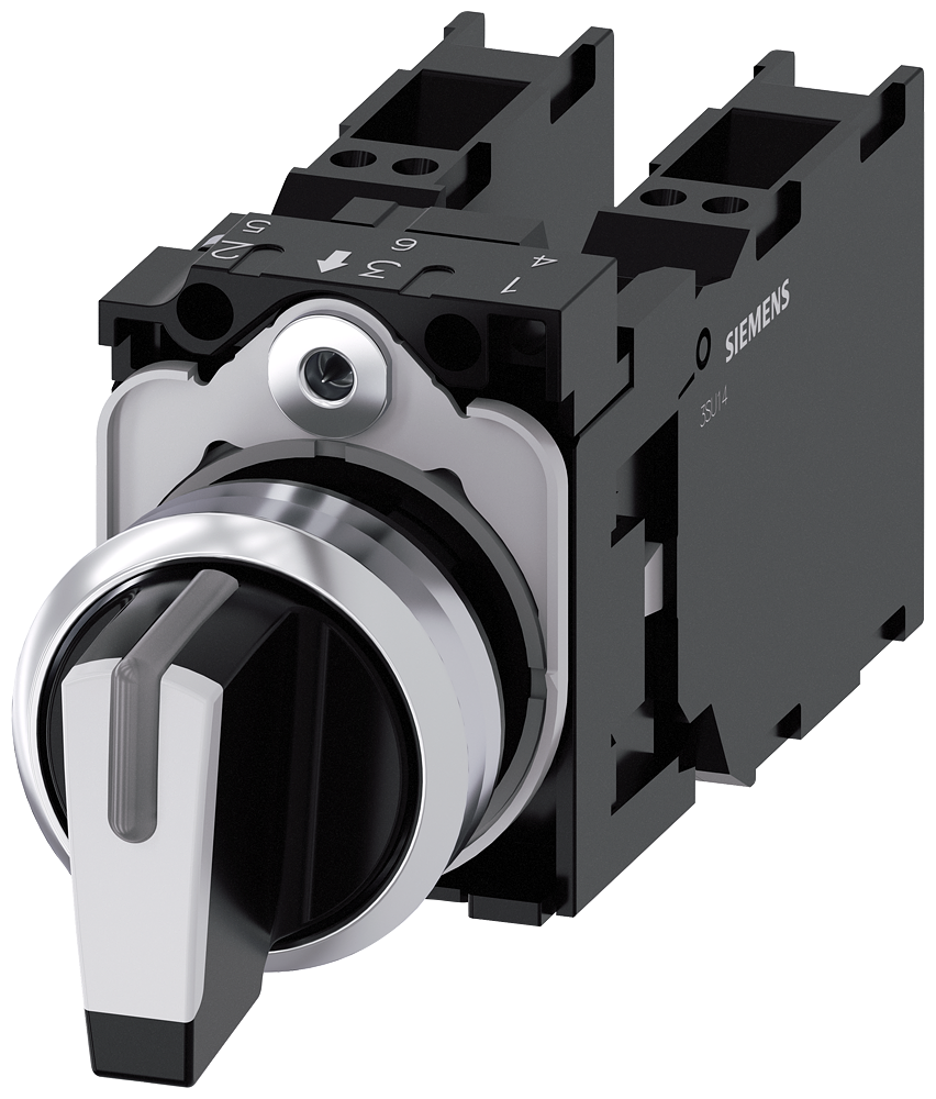 G_IC03_XX_08480P 3SU1150-2BM60-3LA0 Selector switch, I>O<II,... - Зображення 1