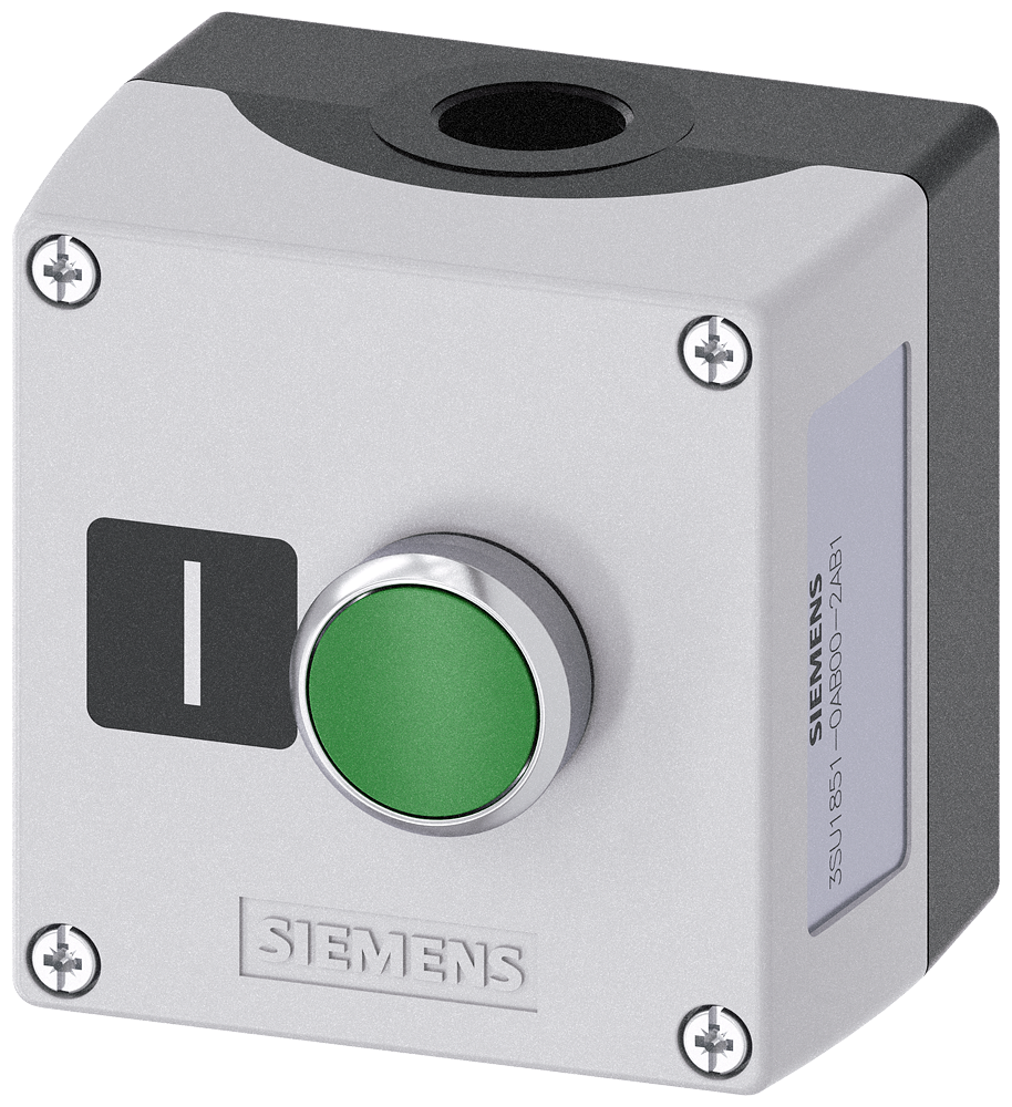 G_IC03_XX_08484P 3SU1851-0AB00-2AB1 Enclosure metal, 1 control point - Зображення 1