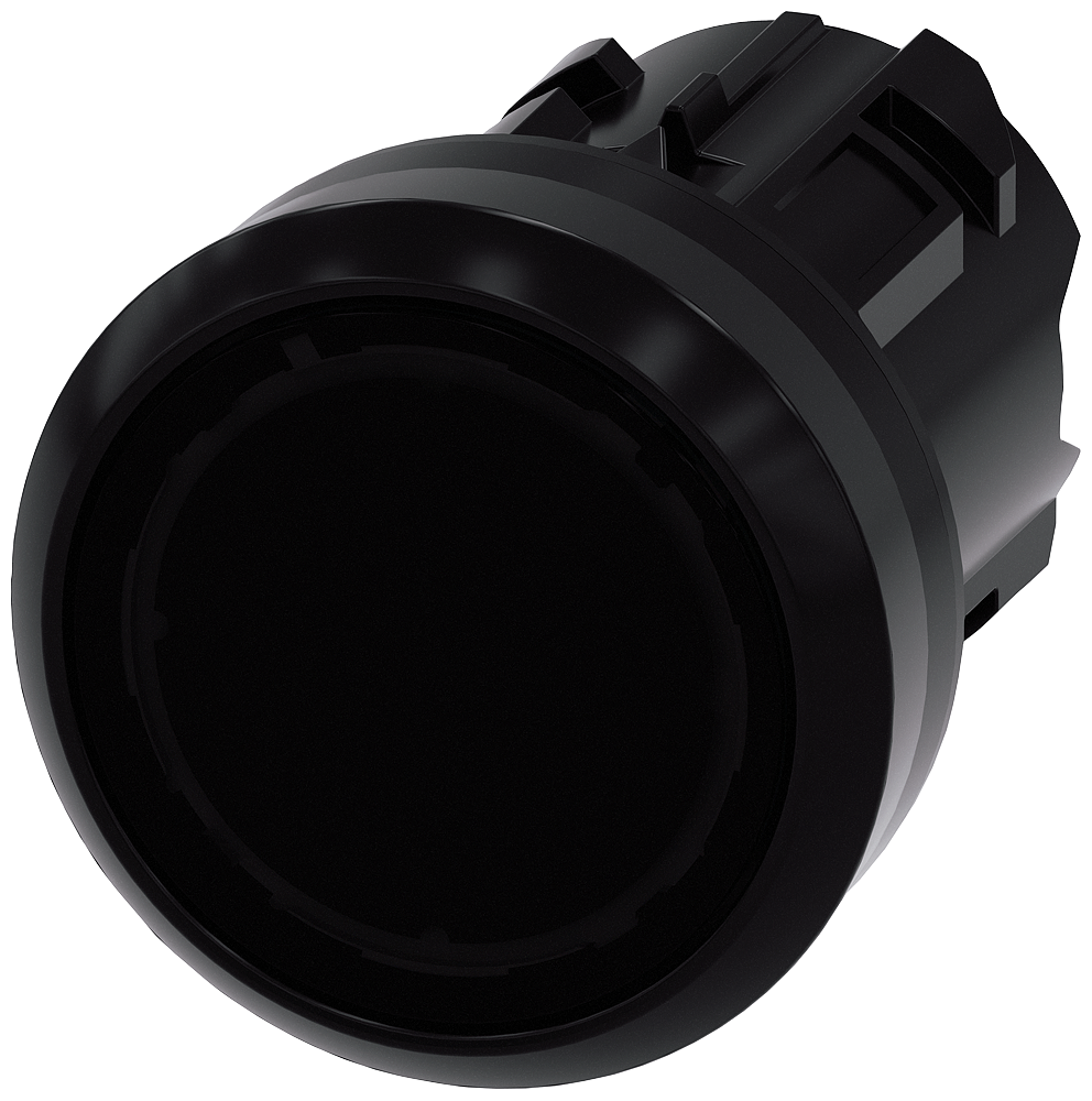 G_IC03_XX_08559P 3SU1001-0AB10-0AA0 Pushbutton, black - Зображення 1