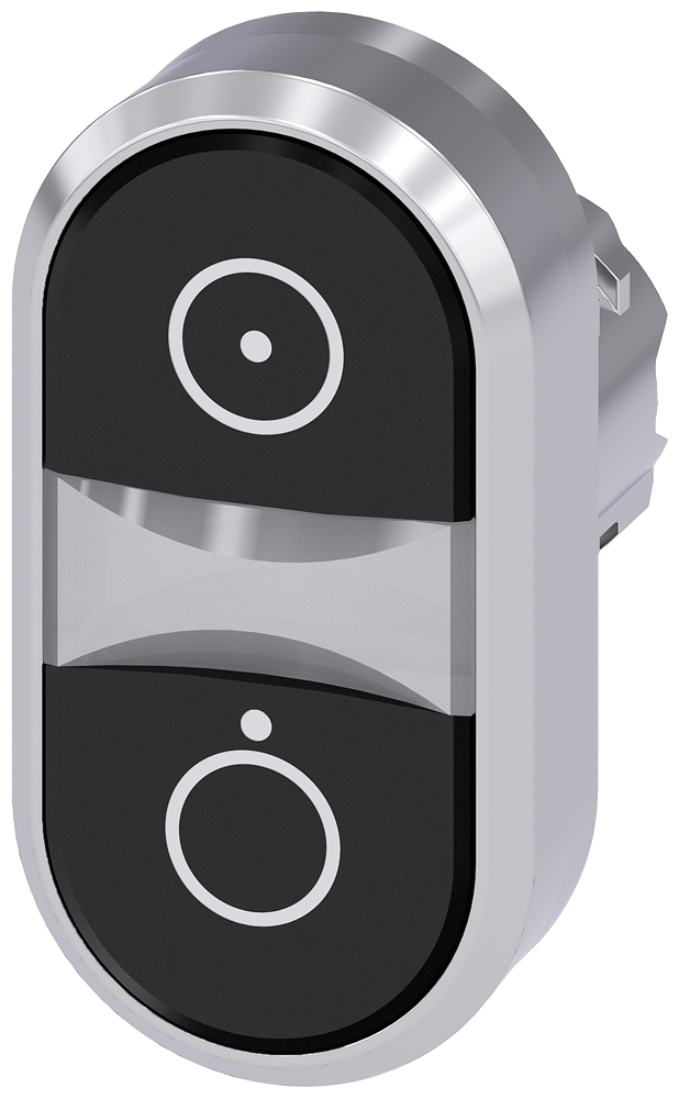 G_IC03_XX_08564P 3SU1050-3AB11-0AQ0 Twin pushbutton, black, black - Зображення 1