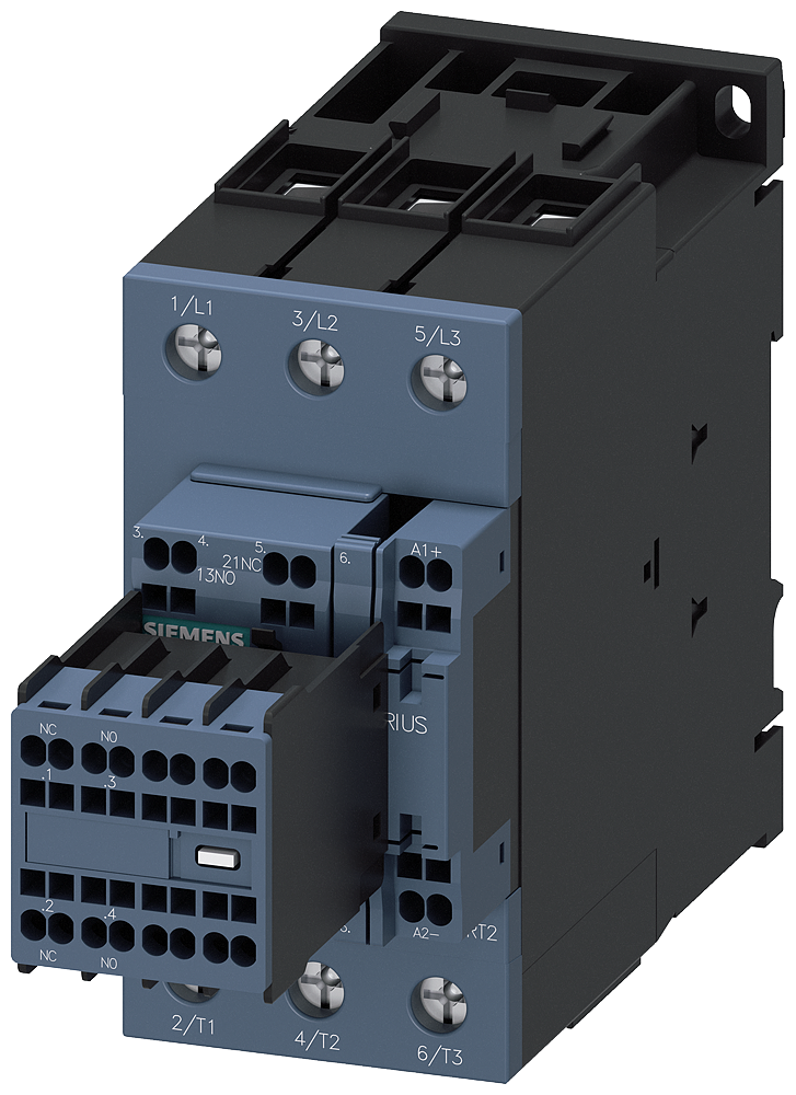 G_IC03_XX_08775P 3RT2037-3XB44-0LA2 RAIL-CONTACTOR,AC3:30KW 2NO+2NC ... - Зображення 1