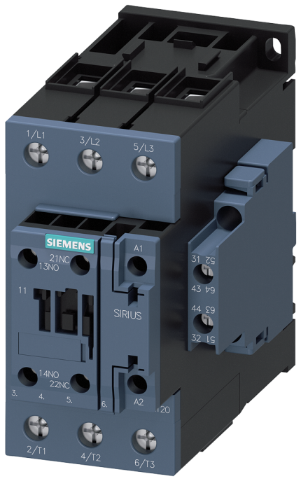 3RT2037-1NB36  CONTACTOR,AC3:30KW 2NO+2NC 20-33...