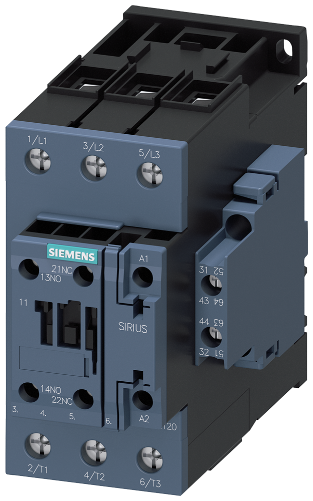 G_IC03_XX_08852P 3RT2037-1NB36 CONTACTOR,AC3:30KW 2NO+2NC 20-33... - Зображення 1