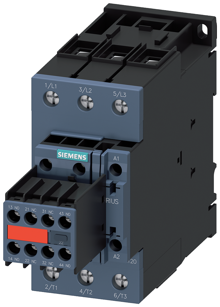 G_IC03_XX_08970P 3RT2038-1KB44-3MA0 COUPLING CONT.,AC3:37KW 2NO+2NC ... - Зображення 1