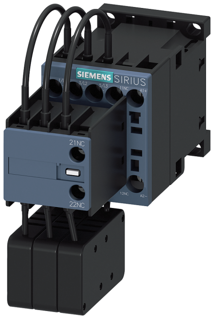 3RT2617-1BB45 CONTACTOR, AC6B:12.5KVAR 2NC 24VDC