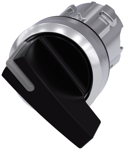 3SU1052-2CF10-0AA0 Selector switch, O-I, black