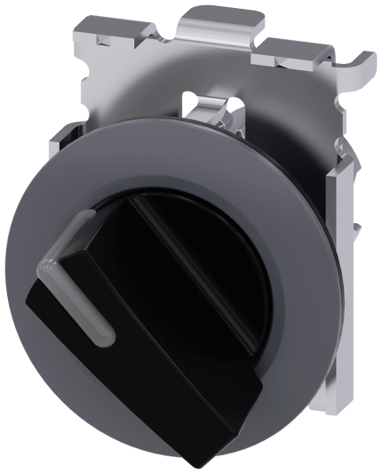 3SU1062-2DC10-0AA0  Selector switch, O<I, black