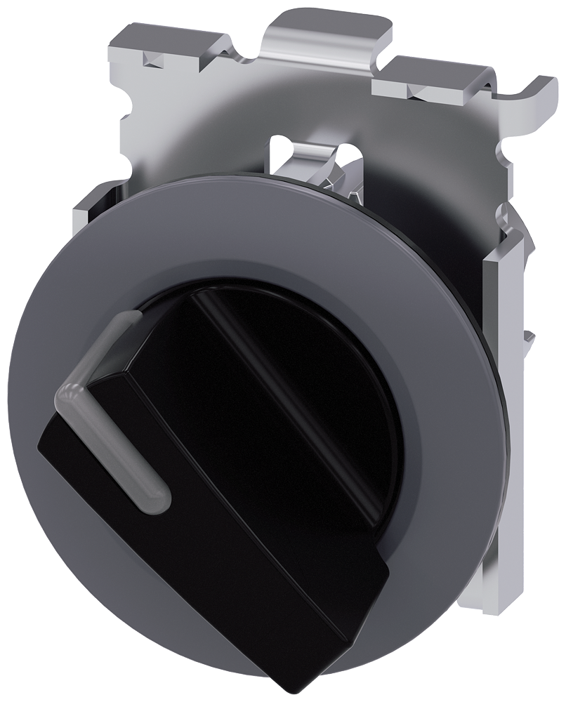 G_IC03_XX_18468P 3SU1062-2DC10-0AA0 Selector switch, O<I, black - Зображення 1