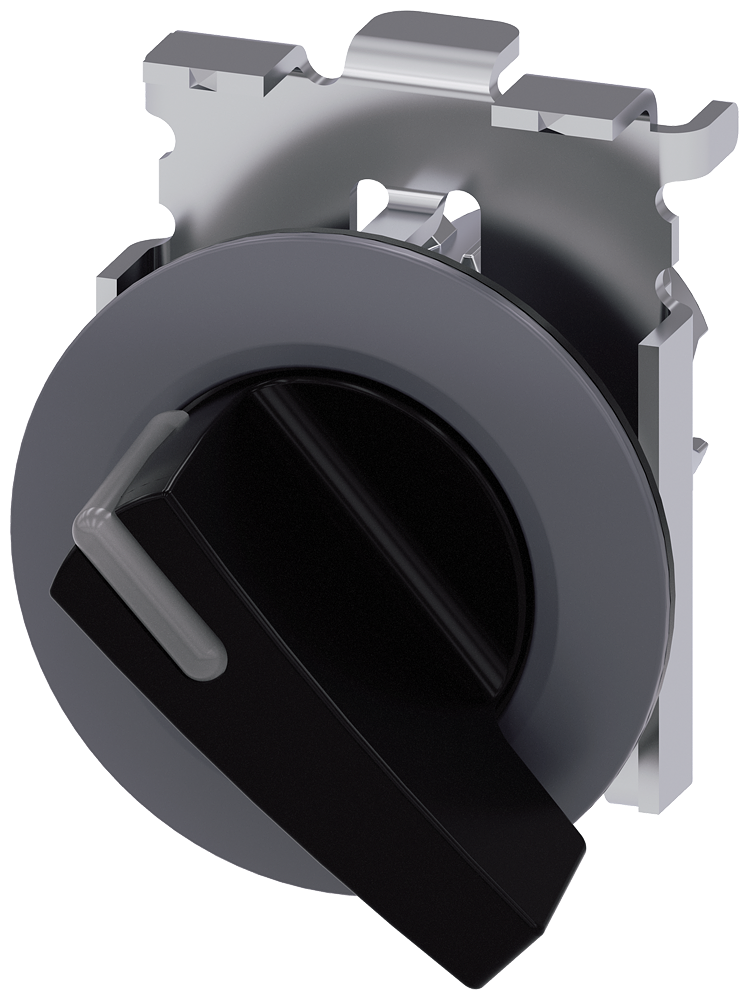 G_IC03_XX_18470P 3SU1062-2EC10-0AA0 Selector switch, O<I, black - Зображення 1