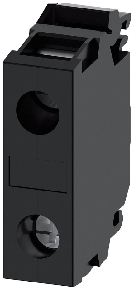 3SU1400-1DA10-1AA0  Support terminal, black