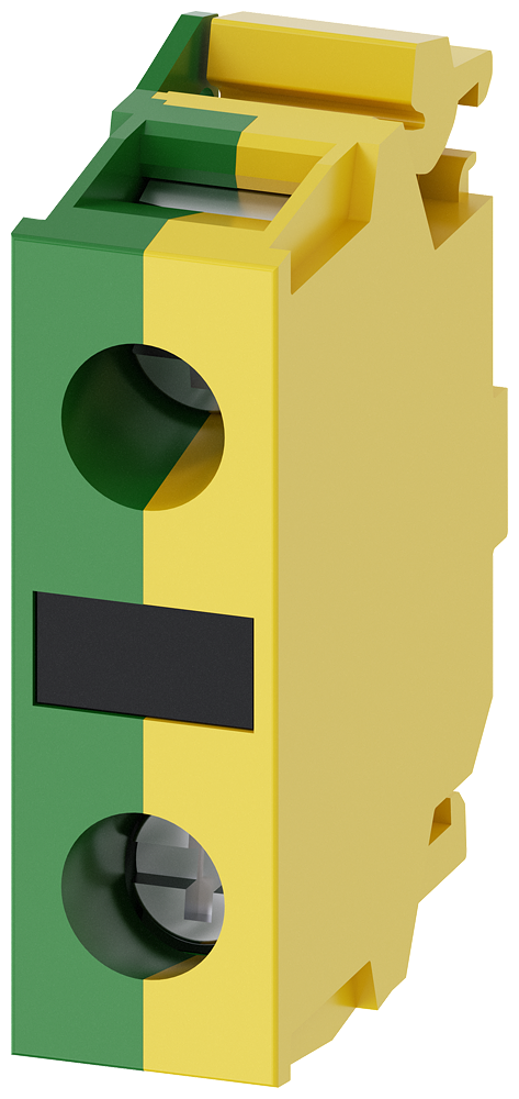 G_IC03_XX_21624P 3SU1400-2DA43-1AA0 Support terminal, green/yellow - Зображення 1