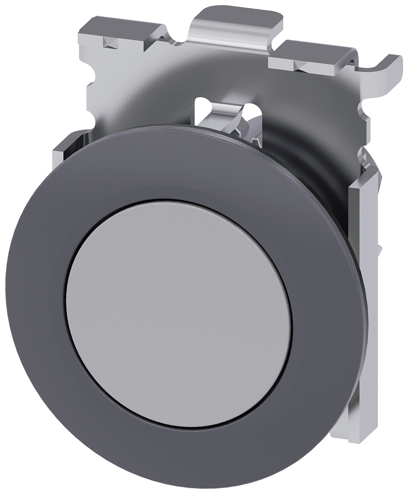 G_IC03_XX_26748P 3SU1060-0JB80-0AA0 Pushbutton, gray - Зображення 1