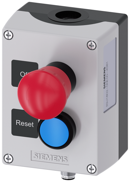 3SU1802-0NE00-4SB1 Enclosure plastic, 2 control points