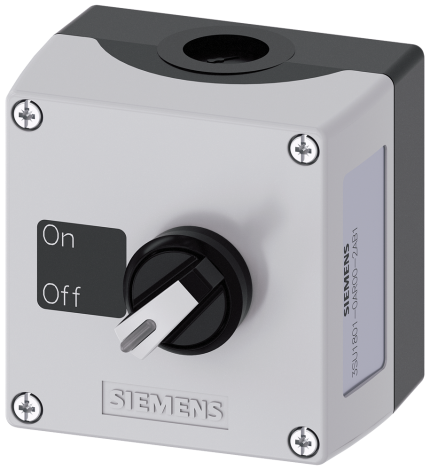 3SU1801-0AR00-2AB1 Enclosure plastic, 1 control point