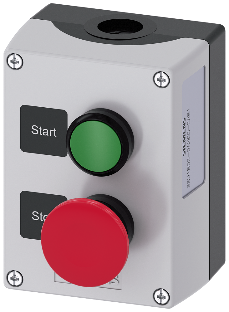 G_IC03_XX_30060P 3SU1802-0AN00-2AB1 Enclosure plastic, 2 control points - Зображення 1