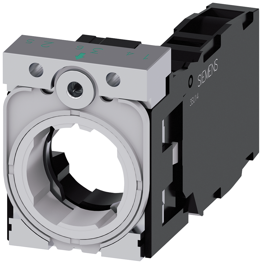 G_IC03_XX_30796P 3SU1510-1AA10-1FA0 Holder, contact module 1NO+1NC - Зображення 1