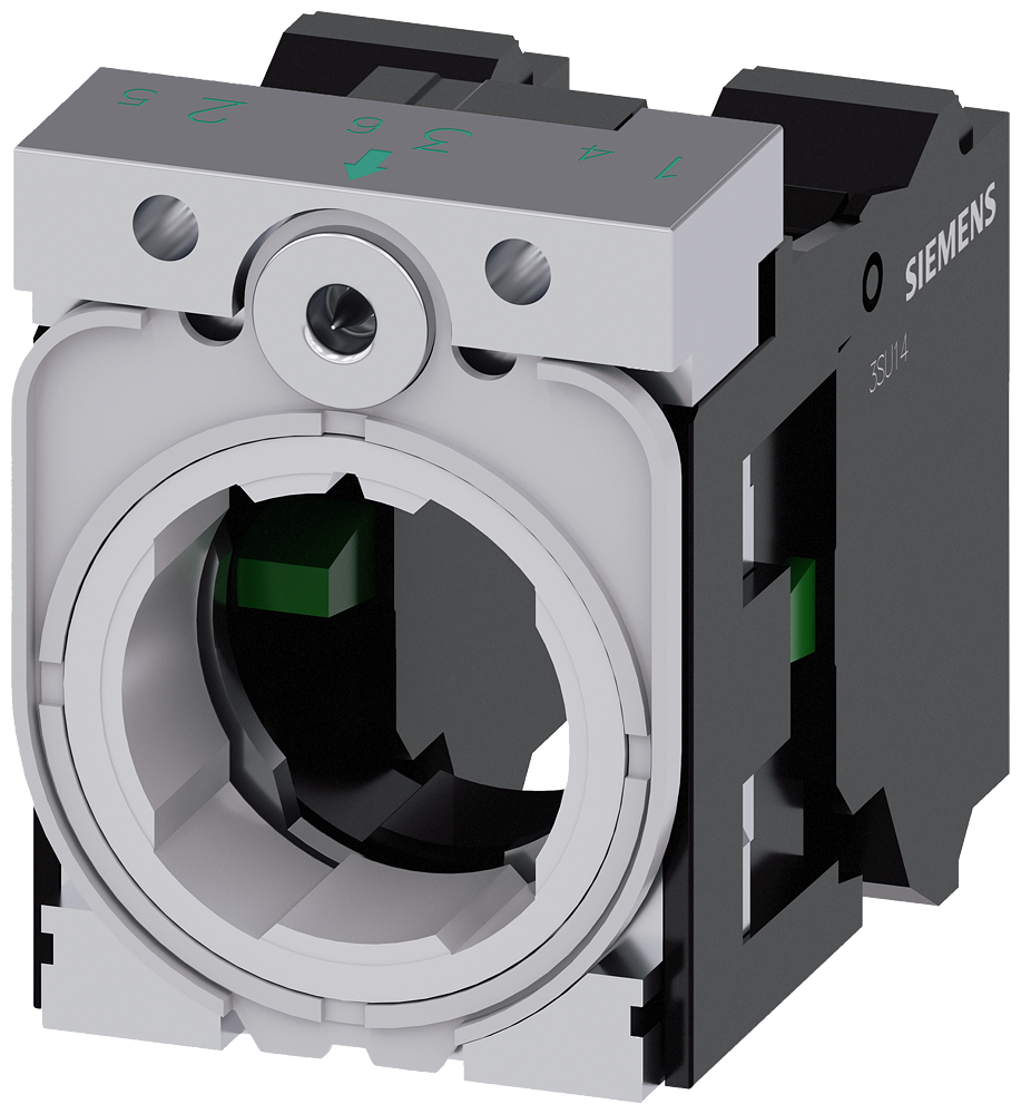 G_IC03_XX_30863P 3SU1510-1AA10-3NA0 Holder, contact module 1NO, 1NO - Зображення 1