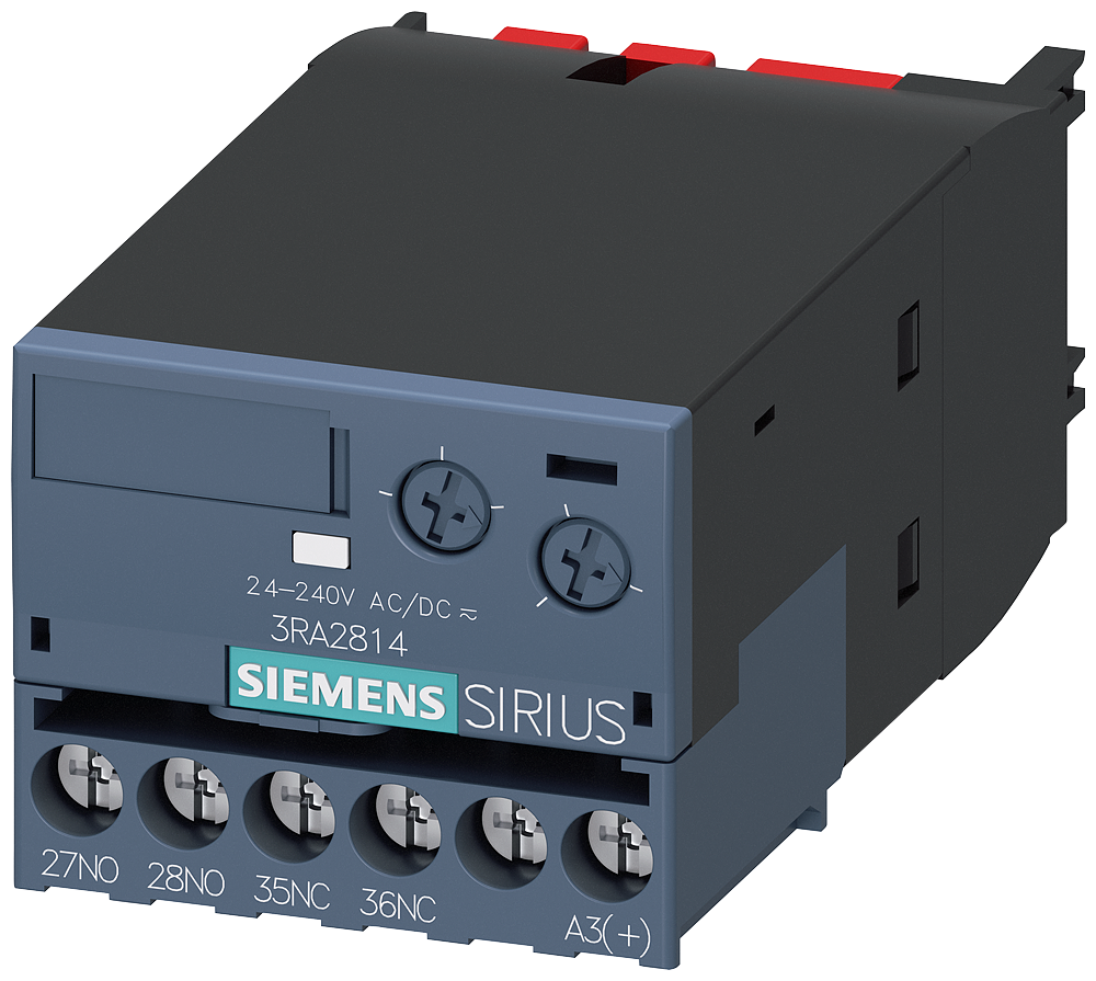 G_NSA0_XX_00646P 3RA2814-1FW10 AUX SWITCH OFF-DELAY UC24-240V 0... - Зображення 1