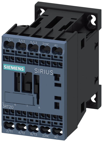3RT2017-2AP62  CONTACTOR,AC3:5,5KW 1NC 220/240V...
