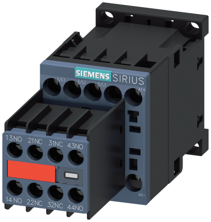 3RT2016-1BB44-3MA0  CONTACTOR,AC3:4KW 2NO+2NC DC24V