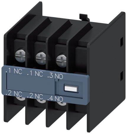 3RH2911-4HA12 AUX. SWITCH BLOCK,1NO,2NC