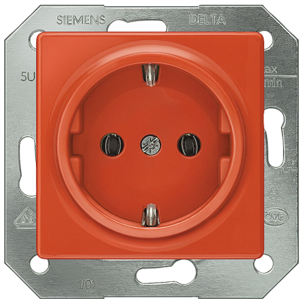 5UB1513 I-SYST. SCHUKO SOCKET OUTL. ORANGE