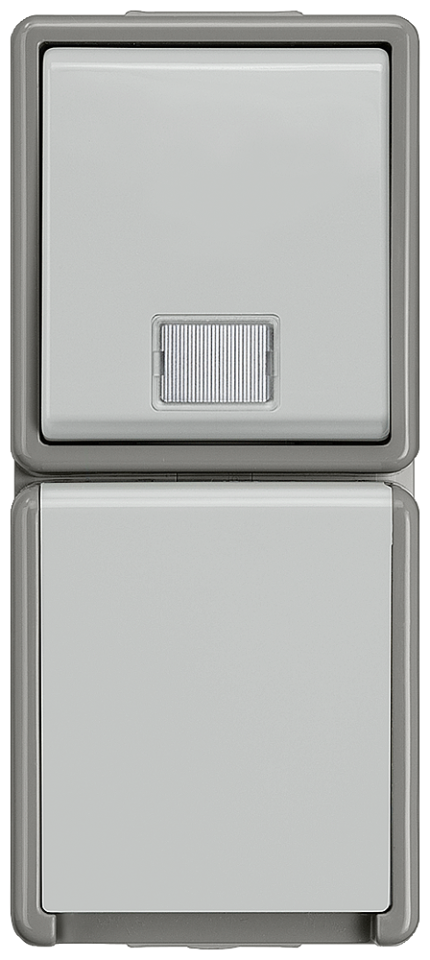 5TD4811 DELTA FL.AP IP44,P.BUTTON COMBIN...