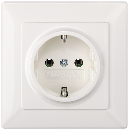 5UB1580 LINE OUTLET COVER PL.TP 80X80 TWH