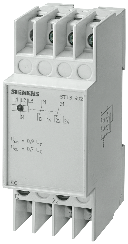 P_I201_XX_04548P 5TT3402 VOLTAGE RELAY, T5570 2W 0,7/0,9 - Зображення 1