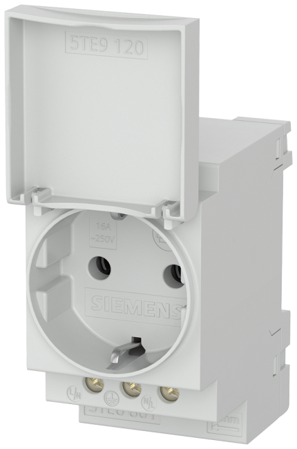 5TE6801  SCHUKO SOCKET 16A 3-POLE