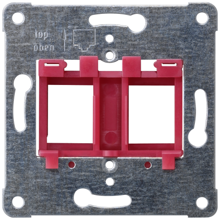 5TG2078 SUPPORT PLATE MOD-JACK RED