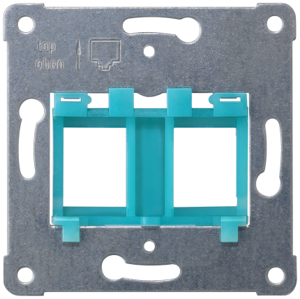 5TG2083 SUPPORT PLATE MOD-JACK BLUE
