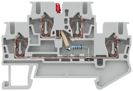 8WH2020-5JF30 2-TIER TERM 2.5MM2, M. IL, GRAY