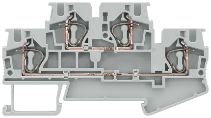 8WH2025-0AG00  2-TIER PV TERM 4 MM2, GRAY