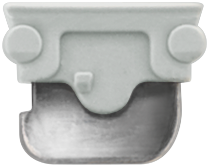 8WH9020-8AB00 THROUGH-T. CONNECTOR, ISO, GRAY